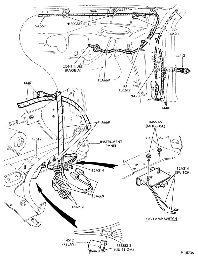 Схема LAMPS-Fog lamps and related parts - Mustang - Page- Page-B