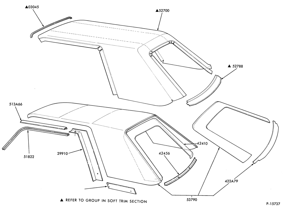 Схема ROOF-Carriage roof