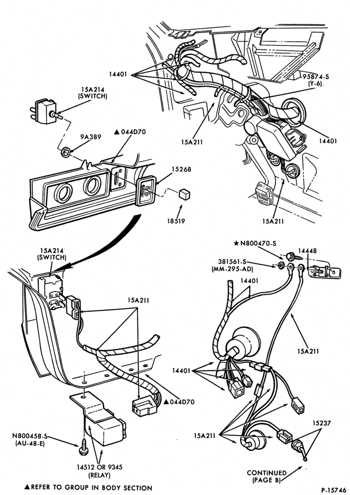 Схема LAMPS-Fog lamps and related parts - Page A-U150