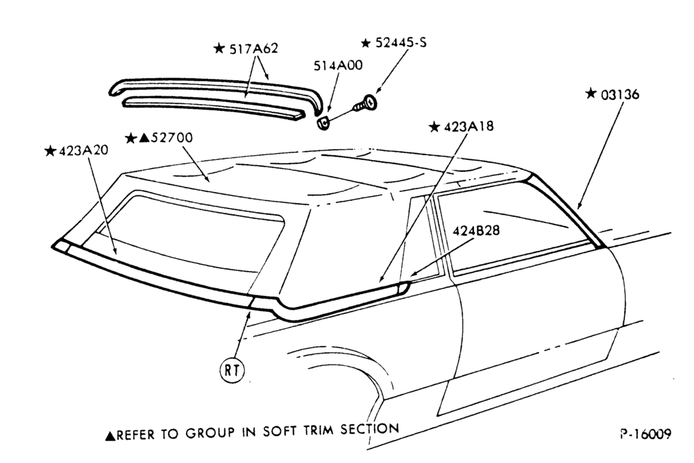 Схема 2 DOOR - ROOF AND BACK BELT - W/CARRIAGE ROOF