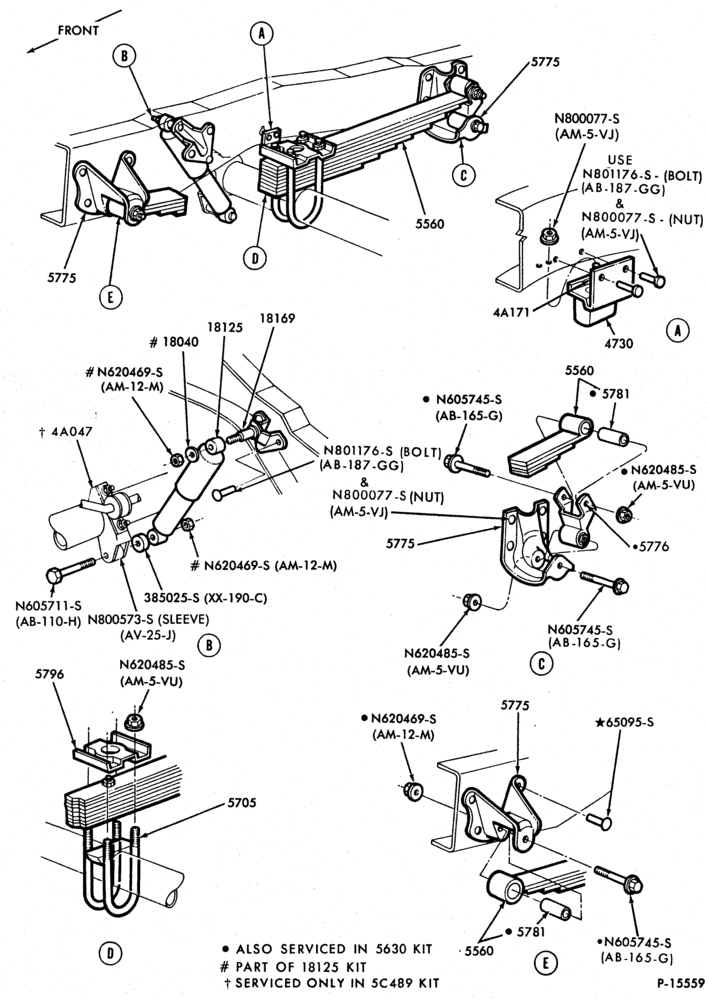 Схема REAR SUSPENSION-REAR SUSPENSION- chassis cab-F350-2/W/D