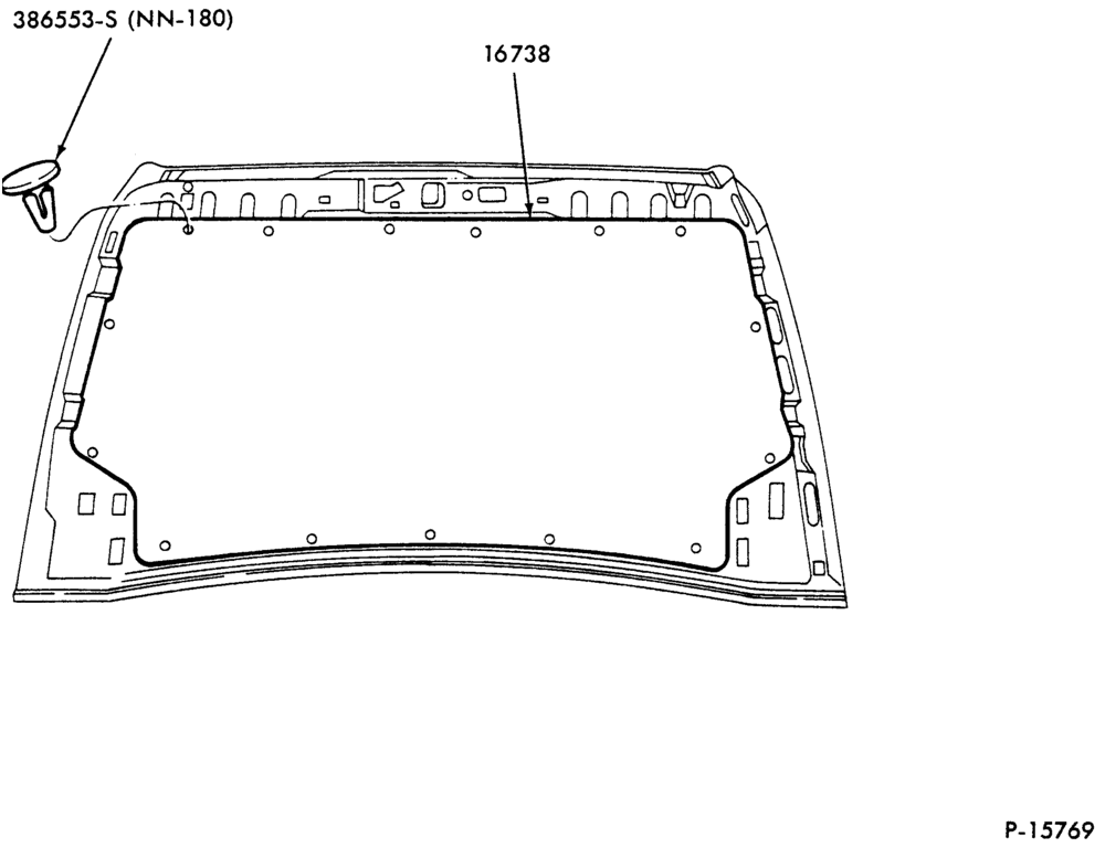 Схема HOODS-Hood-insulator-w/o tilt front end-F-FT600/900