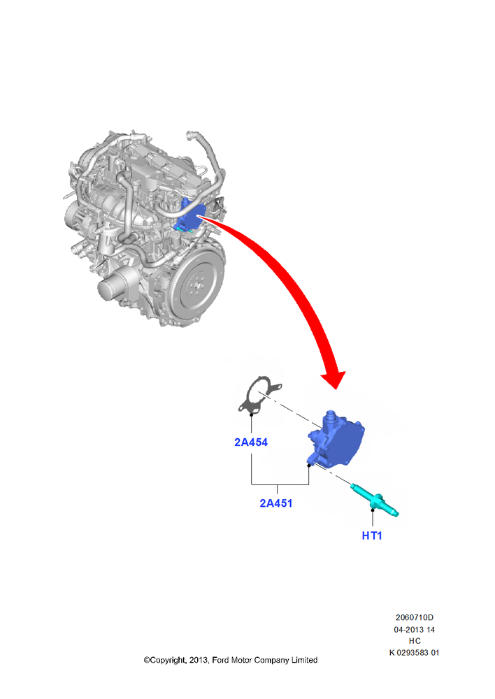 Схема Вакуумный насос, 1.6L EcoBoost SCTi 160/182PS-Sigma; 04.11.2013