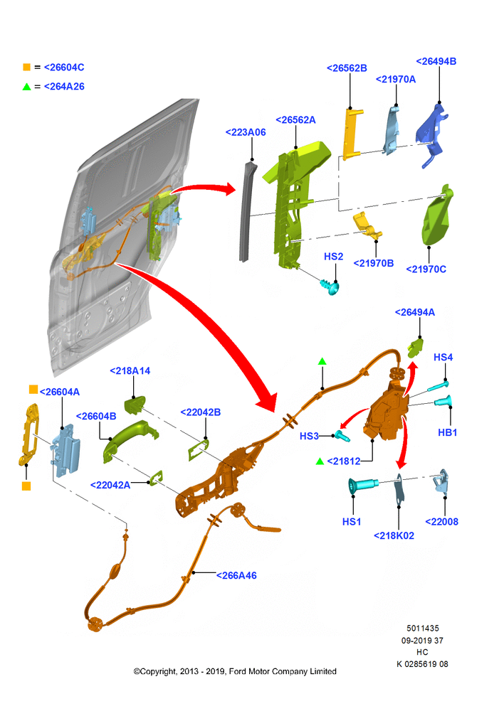 Схема Sliding Side Load Door Controls; 30.09.2013