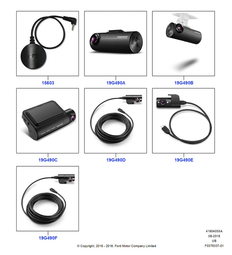 Схема Камеры, Accessory, Thinkware Cams; 06.06.2016–03.03.2019