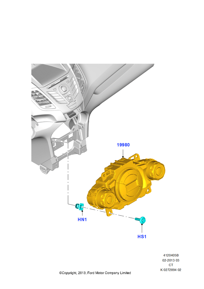 Схема Управление климатом, Manual Air Conditioning, With Automatic Air Conditioning; 29.04.2013–01.08.2019