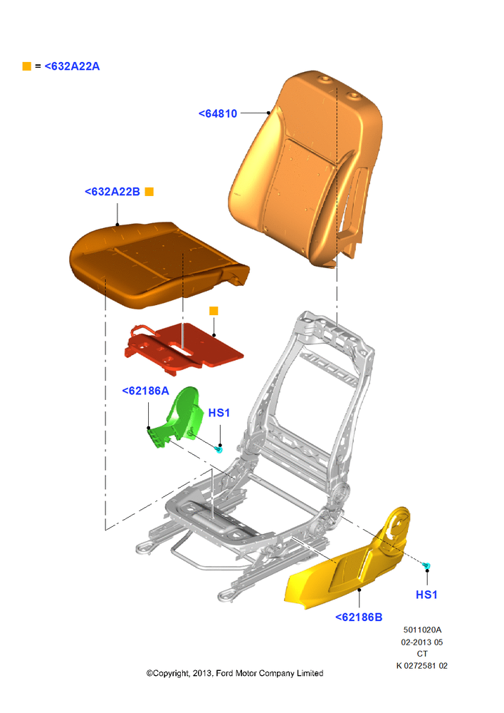 Схема Подушки и обогрев передних сидений, Less Temp Control Driver Seat, Less Temp Control Passenger Seat, With Low Back Front Seats; 29.04.2013–01.08.2019