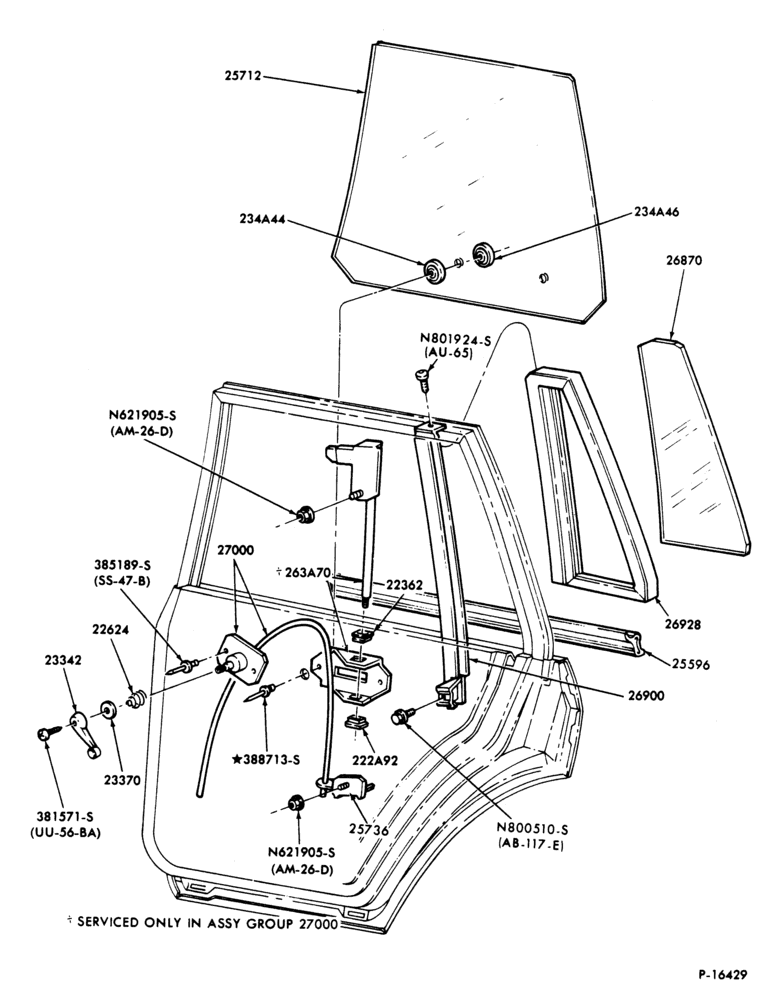Схема BODY SIDES AND QUARTER-(rear door)