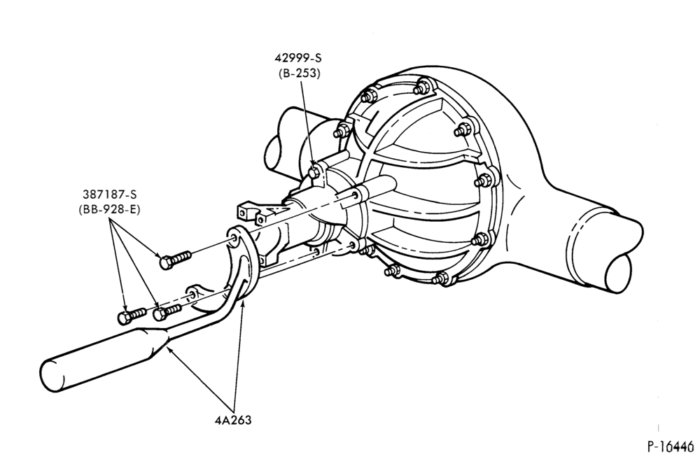 Схема REAR AXLE-DRIVELINE VIBRATION DAMPER - axle mounted