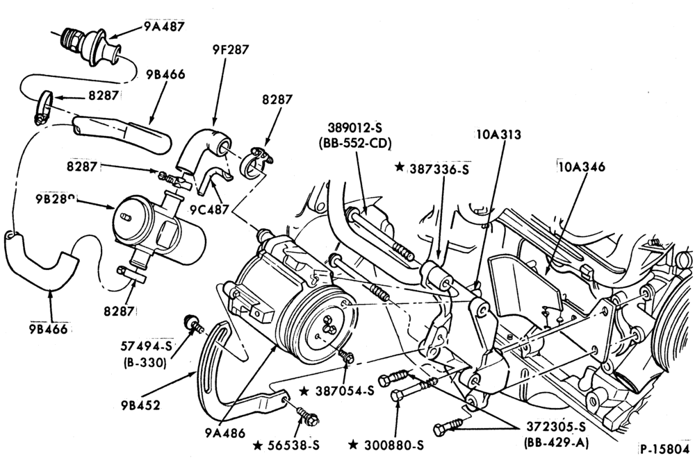 Схема 6 CYL. 4.9L (300 C.I.D.)-GAS-E-F100/350, U150