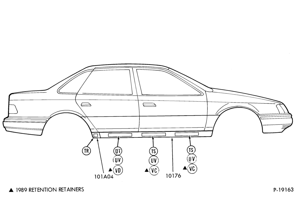 Схема ROCKER PANEL - BODY TYPE 54 AND 74