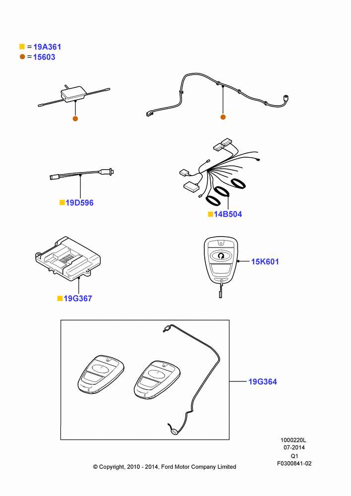 Схема Комплект дистанционного запуска, Accessory, Scalable, One Way; 12.07.2010–24.12.2014