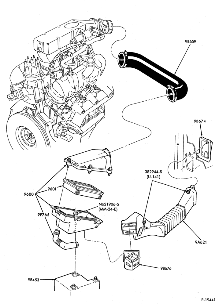 Схема 6 CYL. 2.9L (177 C.I.D.) - E.F.I.-B-R