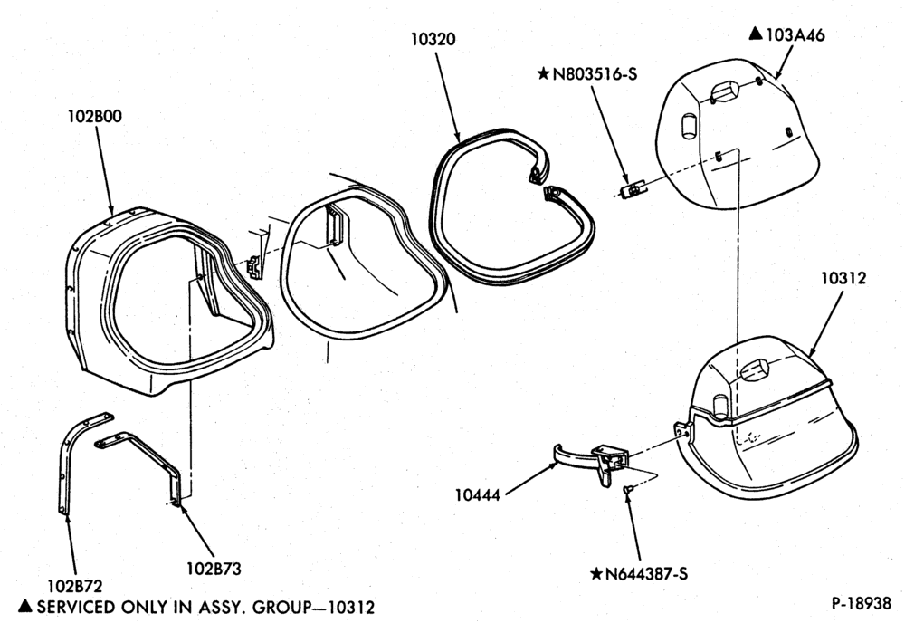 Схема TRIM-Engine cover parts-A