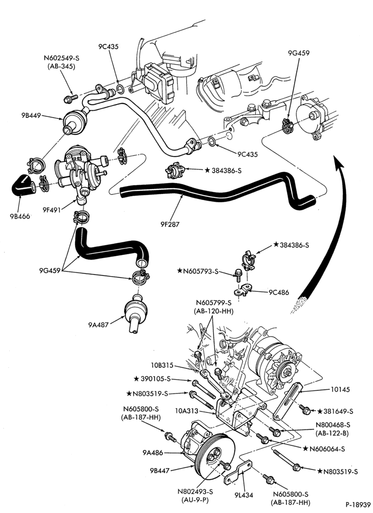 Схема 6 CYL. 2.8L (171 C.I.D.)-A