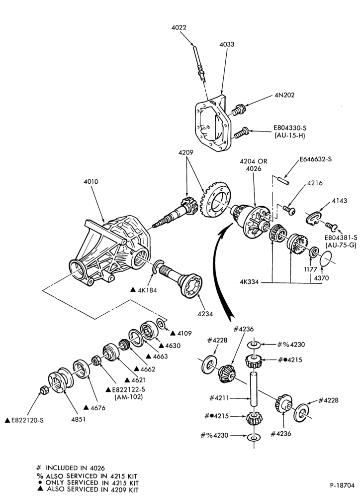 Схема REAR AXLE-REAR AXLE DETAILS