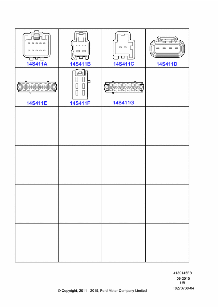Схема Ремонтные жгуты проводки, Page B, Modules And Controllers; 01.11.2010–03.03.2019