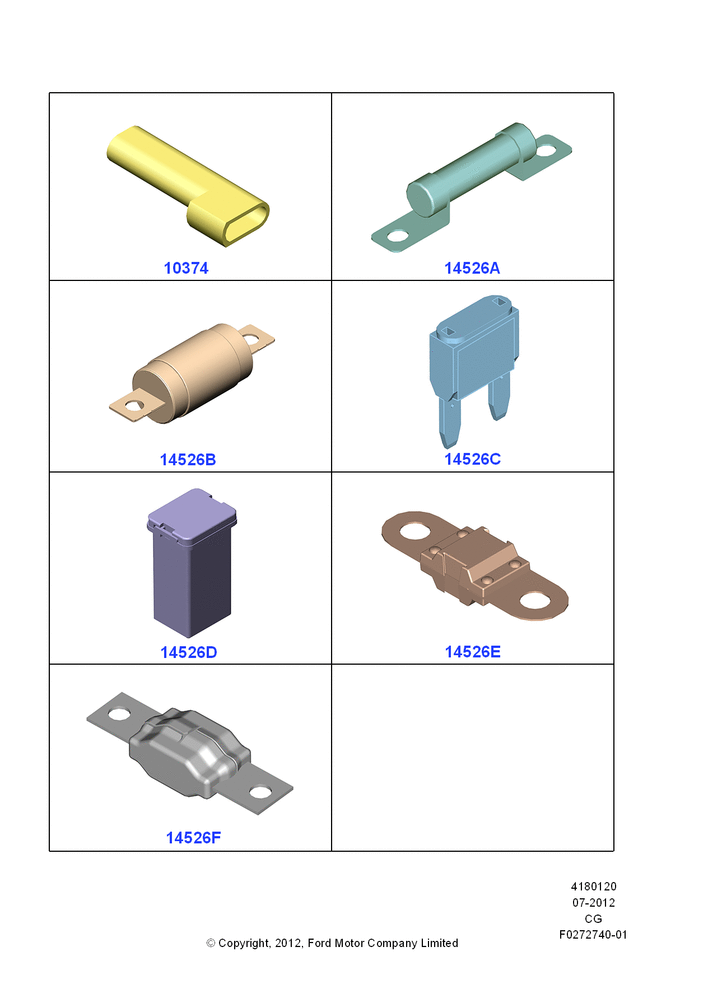 Схема Предохранители, Holders and Circuit Breakers, (+) "NA Market ", Fuses, Circuit Breakers And Circuit Components; 23.07.2012–26.04.2018