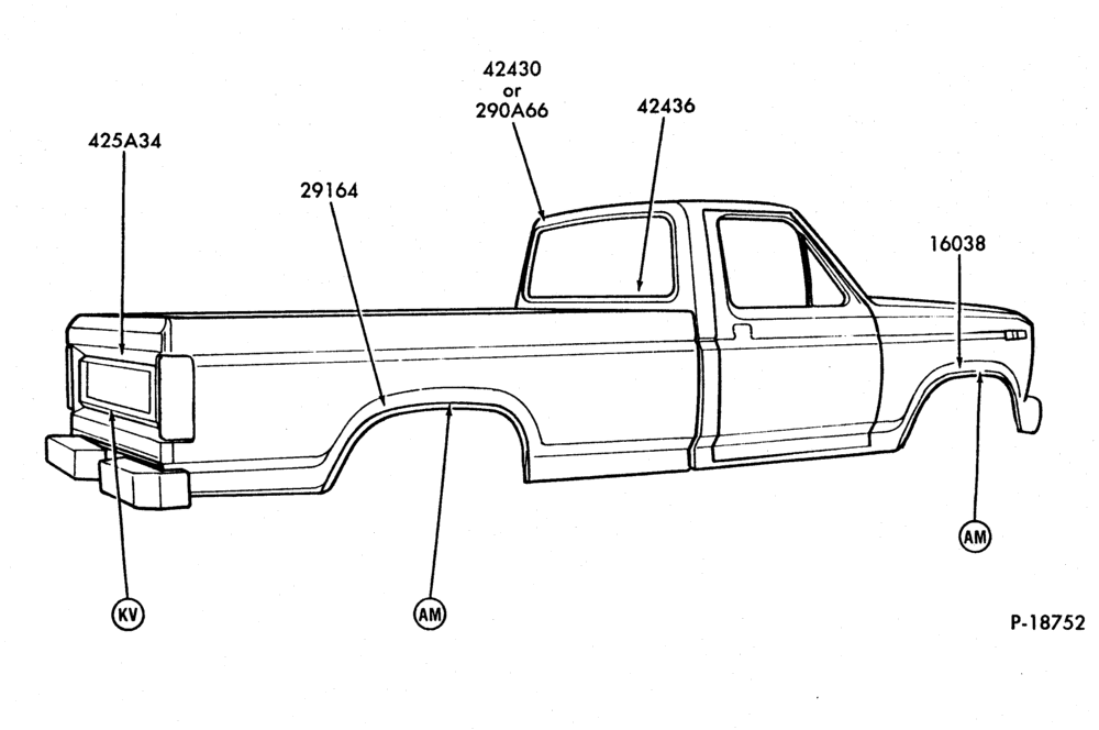 Схема WHEEL LIP AND BACK WINDOW MOULDINGS