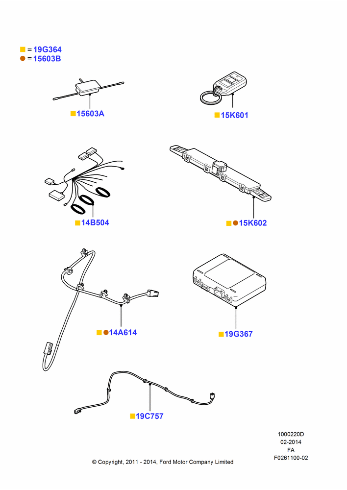 Схема Комплект дистанционного запуска, With Keyless Entry, Accessory, One Way Remote Start, Long Range; 22.02.2010–05.07.2016