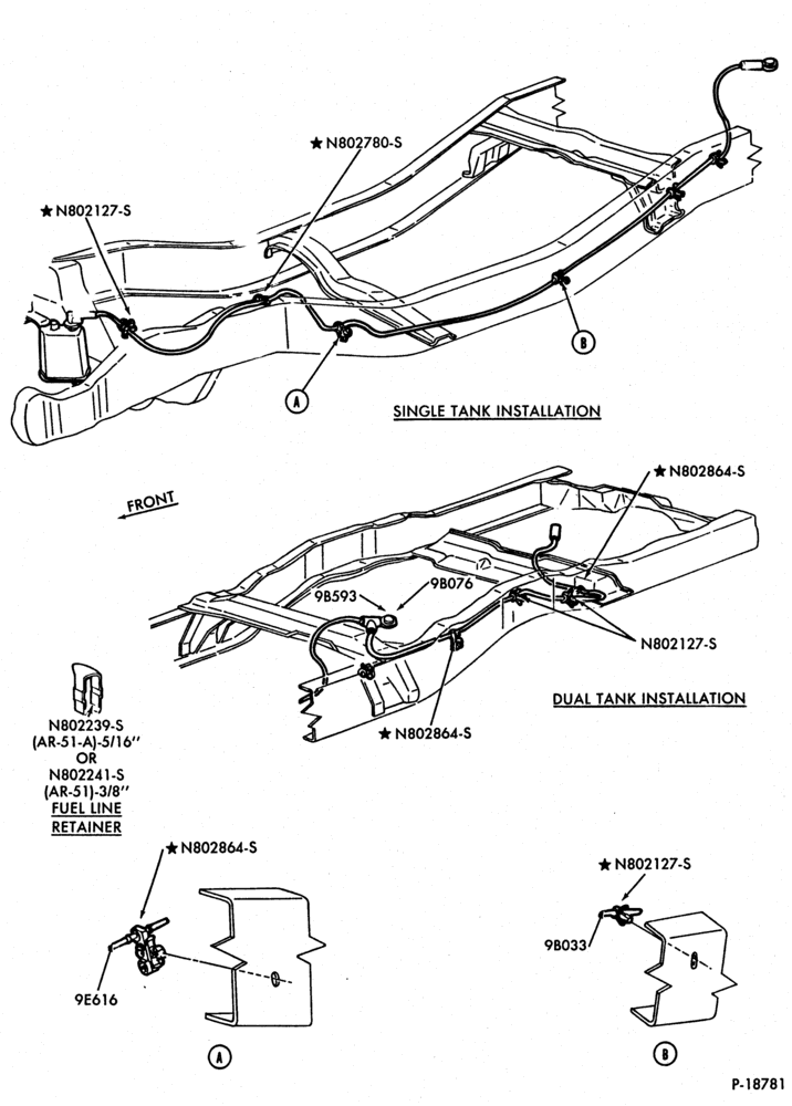 Схема 6 CYL. 2.9L (177 C.I.D.)-E.F.I.-R-lines-fuel-vapor