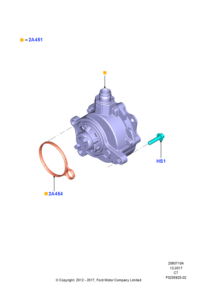 Схема Вакуумный насос, 2.0L EcoBoost (240PS); 13.08.2012