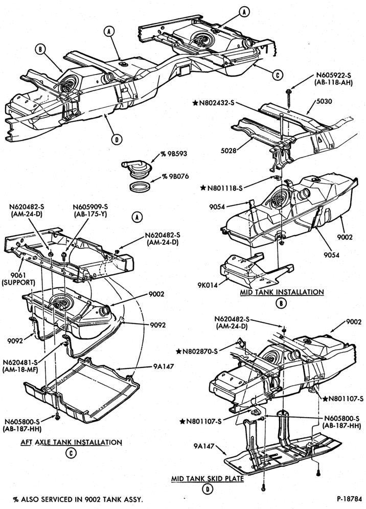 Схема 6 CYL. 2.9L (177 C.I.D.)-E.F.I.-R-lines-tank