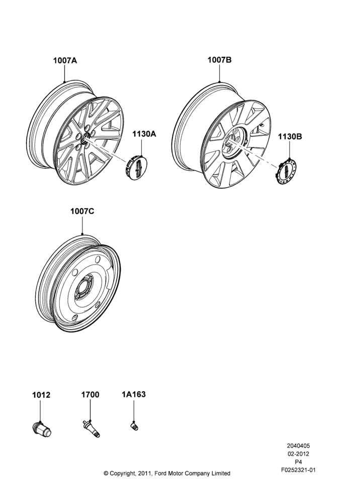 Схема Колёса, With 18" Wheels; 29.02.2012