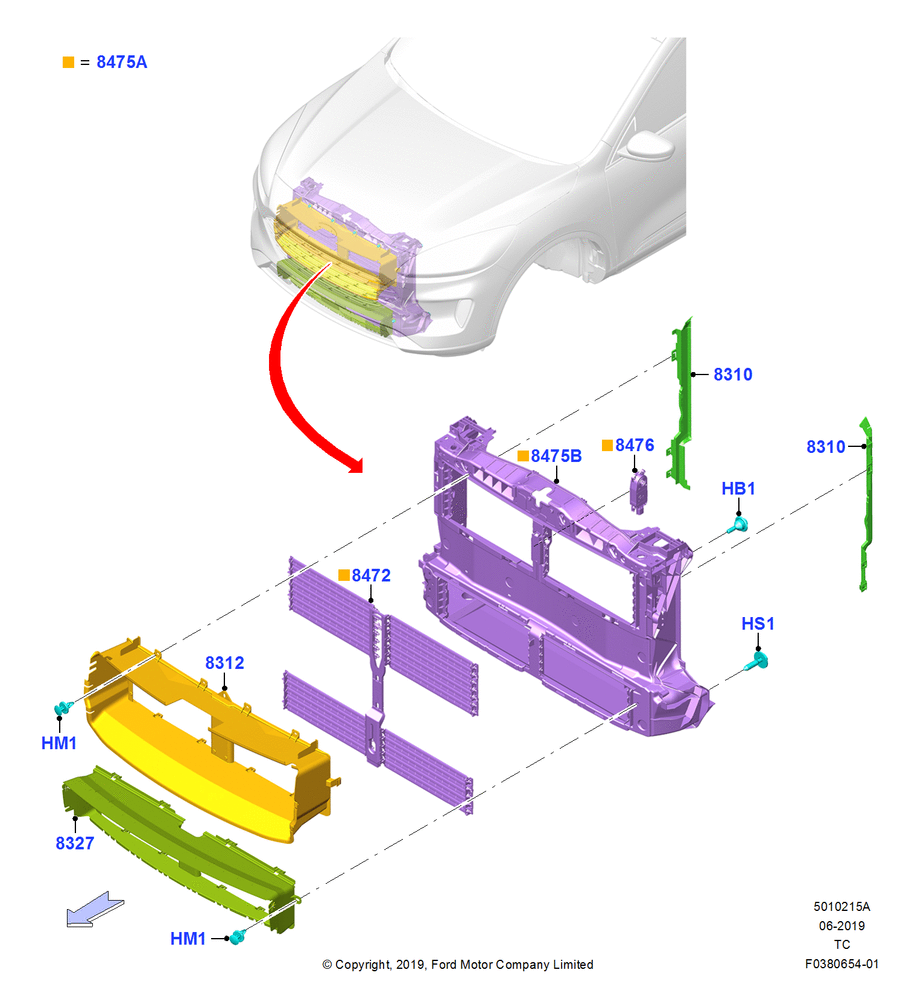 Схема Дефлекторы, Engine Air Deflectors; 19.08.2019