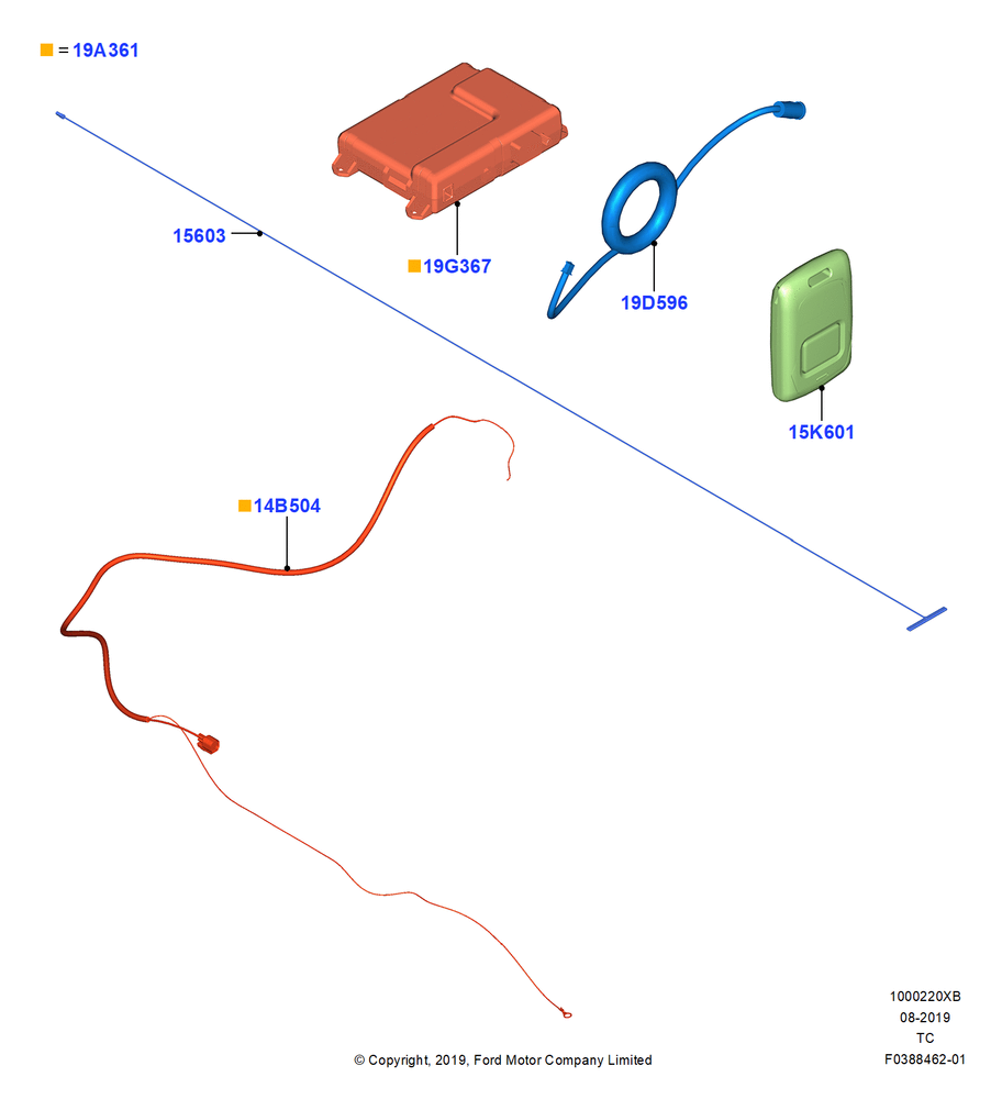 Схема Комплект дистанционного запуска, Accessory, One Way Remote Start, Scalable; 19.08.2019