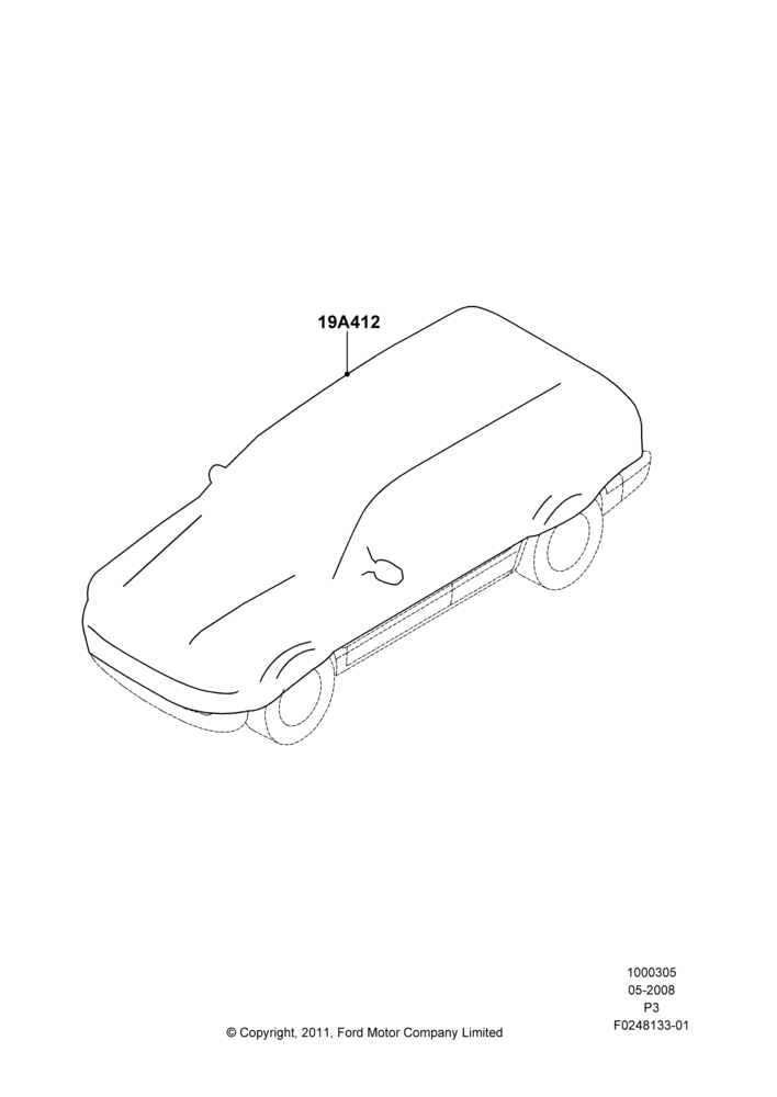 Схема Средства ухода, Vehicle Cover; 02.05.2008