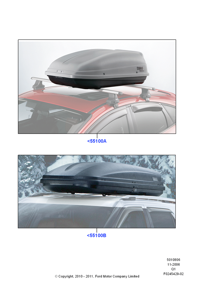 Схема Крепления багажника (аксессуар), Cargo Box; 06.11.2006–24.12.2014