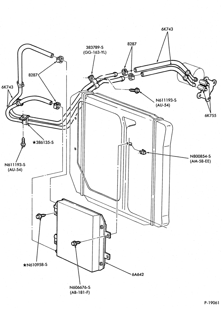 Схема 4 CYL. 2.3L (140 C.I.D.) - DIESEL-Oil Cooler