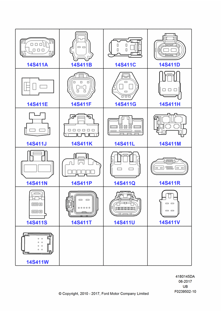 Схема Ремонтные жгуты проводки, Page A, Pumps And Motors; 01.11.2010–03.03.2019