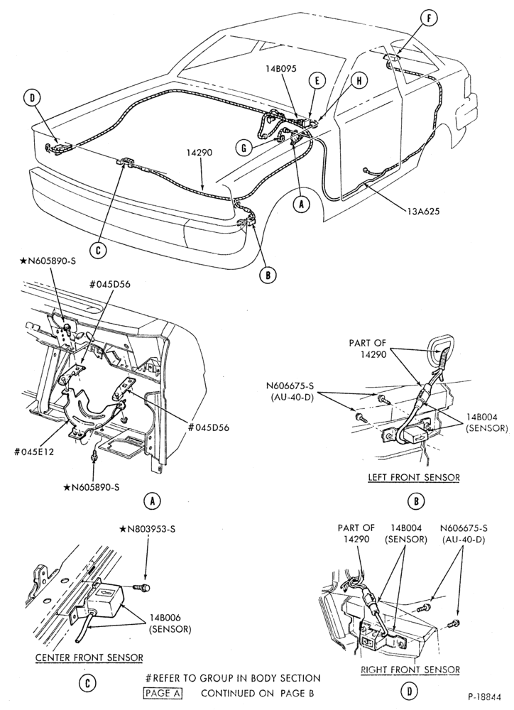 Схема ELECTRICAL SYSTEMS-Air bag system - Page A