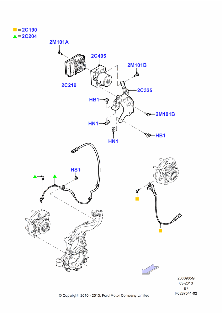 Схема Антиблокировочная система (ABS), With Roll Stability Control; 16.08.2010–11.08.2014