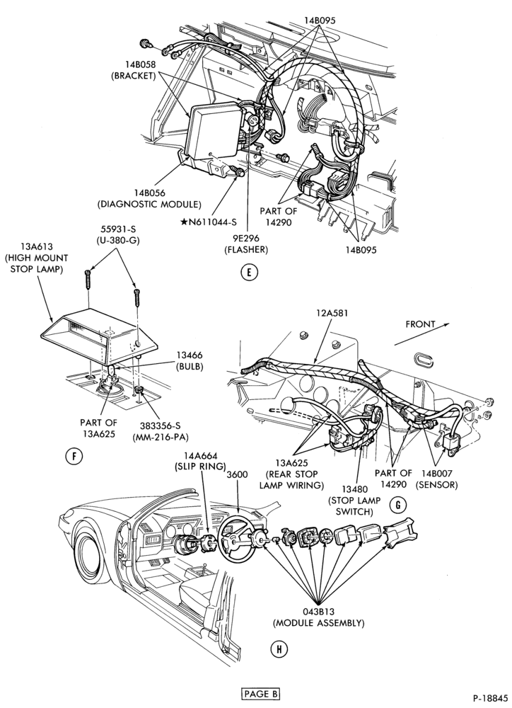 Схема ELECTRICAL SYSTEMS-Air bag system - Page- Page-B