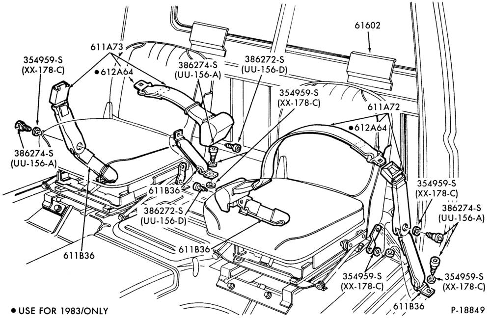 Схема INSTRUMENT PANEL-- w/articulated seat-F-FT600/900