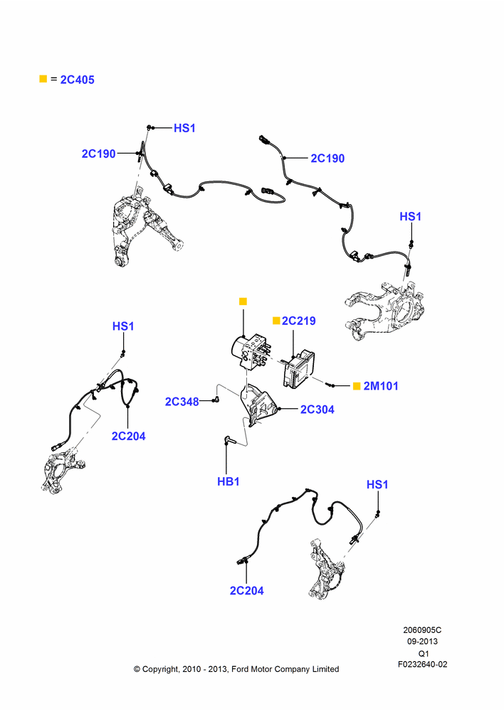 Схема Антиблокировочная система (ABS), With Adaptive Speed Control; 12.07.2010–24.12.2014