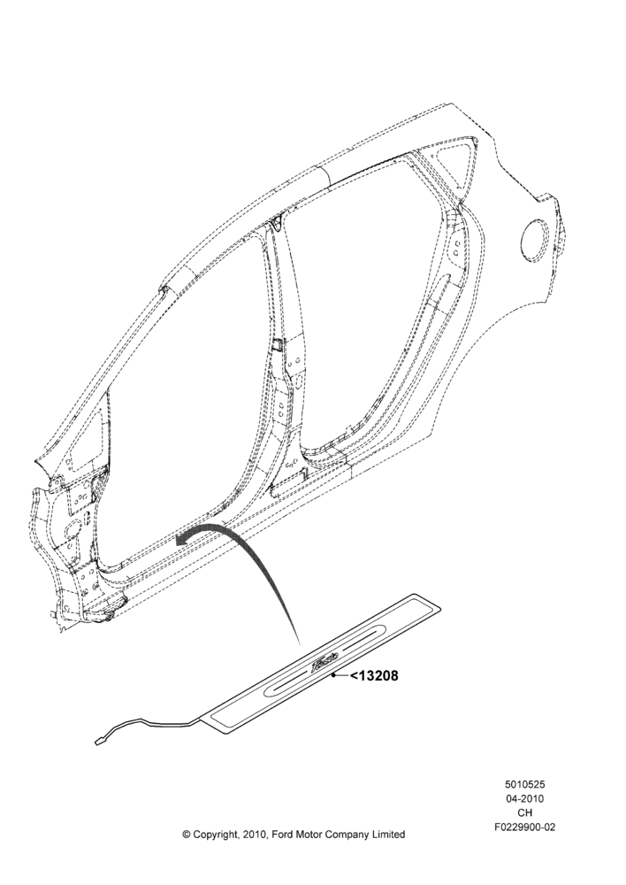 Схема Боковая отделка, Accessory; 26.04.2010–27.04.2013