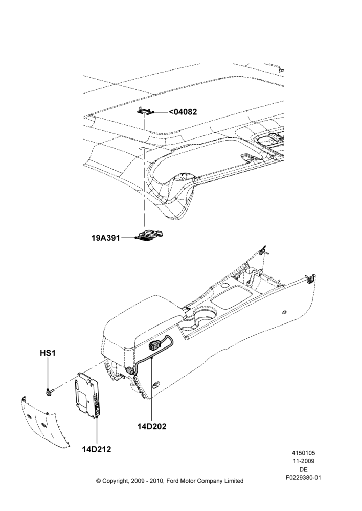 Схема Аудиооборудование (заводское), Cellphone Interface System - 2; 01.12.2009–29.07.2012