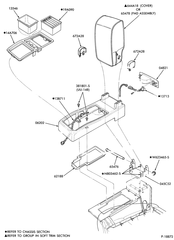 Схема 4 CYL. 2.3L (140 C.I.D.)-Speed control and related parts- engine compartment-E.F.I.