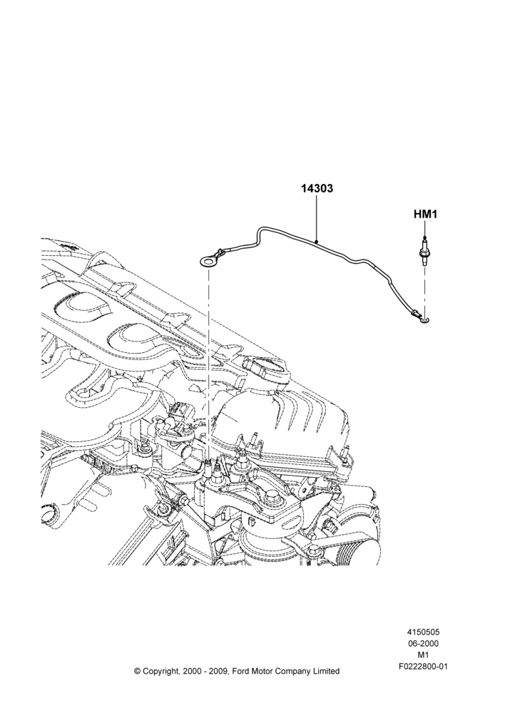 Схема Помехоподавление, 3.0 V6 24V DOHC EFI Modular; 12.06.2000–22.12.2003
