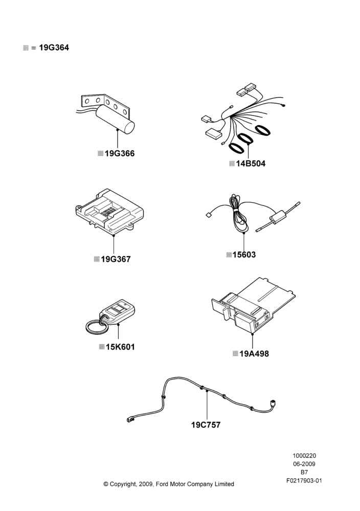 Схема Комплект дистанционного запуска, Less Sync, Accessory, One Way; 29.06.2009–11.08.2014