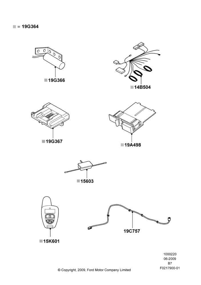 Схема Комплект дистанционного запуска, Less Sync, Accessory, Bi-Directional Remote Start; 29.06.2009–11.08.2014