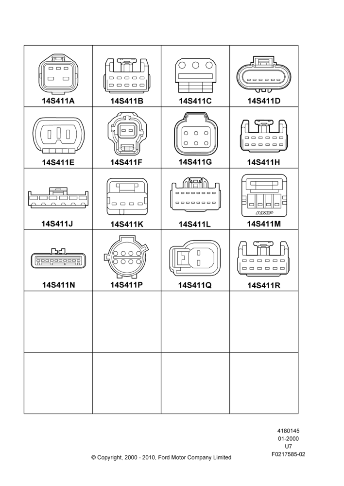 Схема Ремонтные жгуты проводки, Actuators And Solenoids, Modules And Controllers; 31.01.2000–09.05.2003