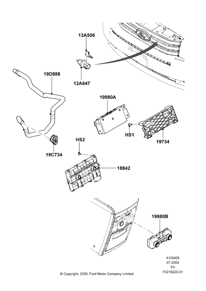 Схема Управление климатом, AM/FM Str/CD/Clk/Navig System, Dual Zone Auto Temp Control A/C; 06.07.2009–10.05.2010