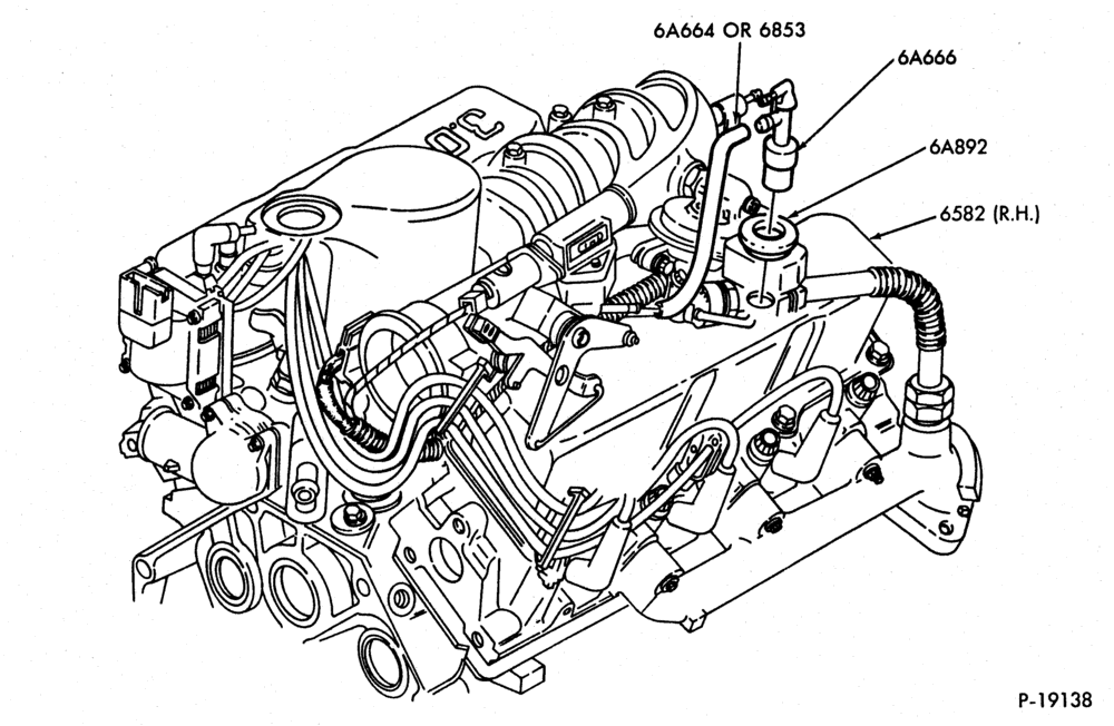 Схема 6 CYL. 3.0L (183 C.I.D.)-Crankcase ventilation system