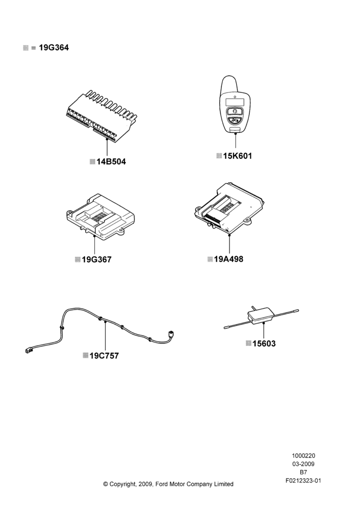 Схема Комплект дистанционного запуска, Accessory, Accessory Protocol Interface Module (Sync Module), Bi-Directional Remote Start; 30.03.2009–29.06.2009