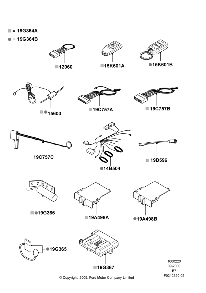 Схема Комплект дистанционного запуска, Less Sync, Accessory, One Way; 30.03.2009–29.06.2009